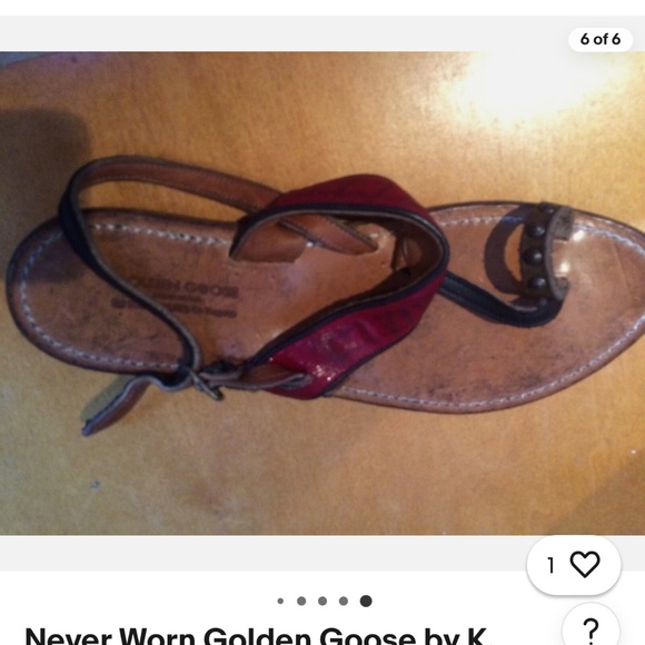 Never Worn Golden Goose by K. Jacques St. Tropez Handmade Women's Flat Sandals - Picture 5 of 6